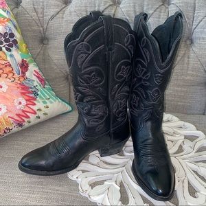 Ariat Black Western Cowboy Boots Women’s 6.5
